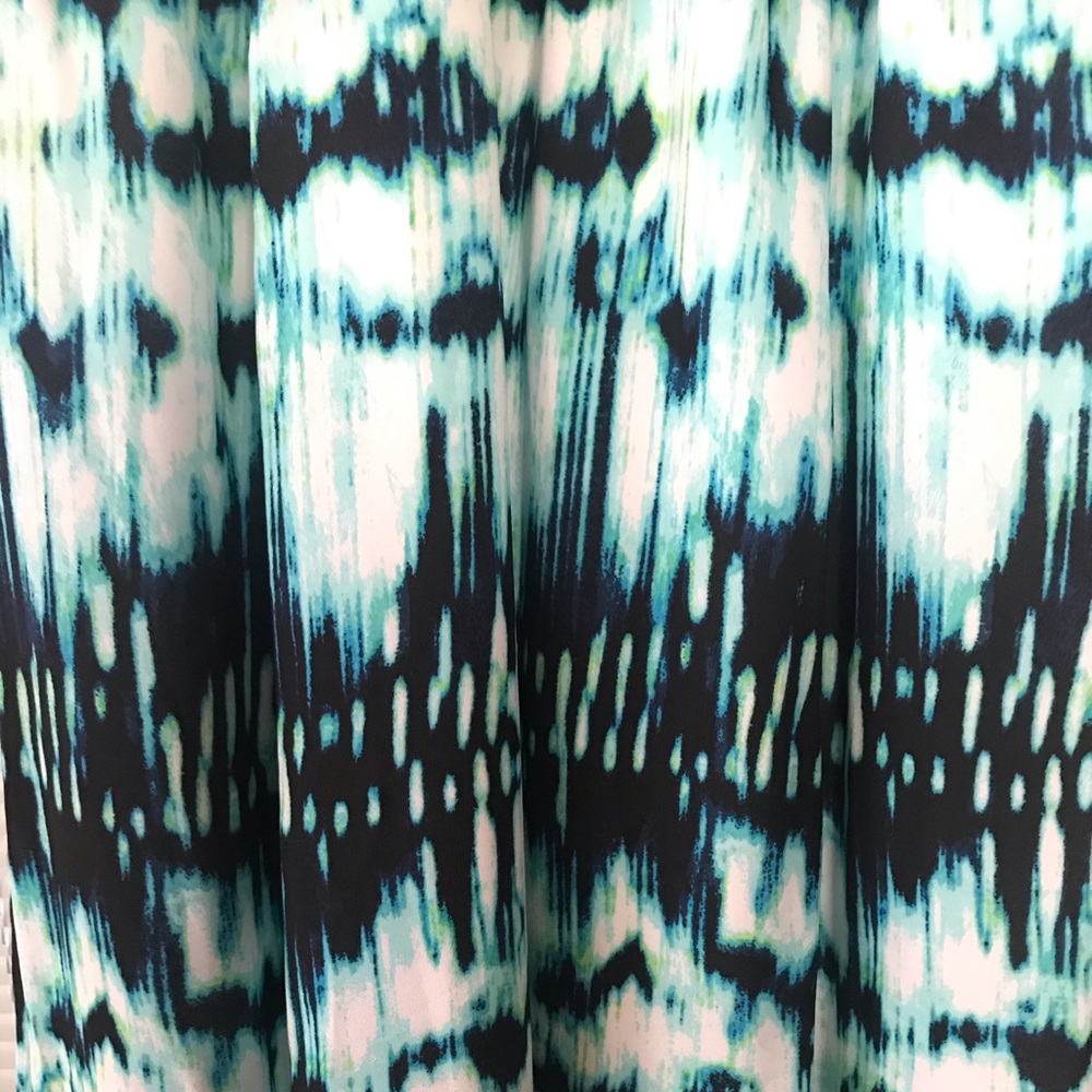 Beautiful blue and white Tie-dye inspired dress